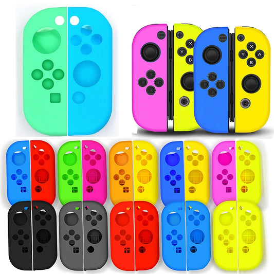 Switch Controller Silicone Case with Thumb Grip for Nintendo Switch Joy-Con