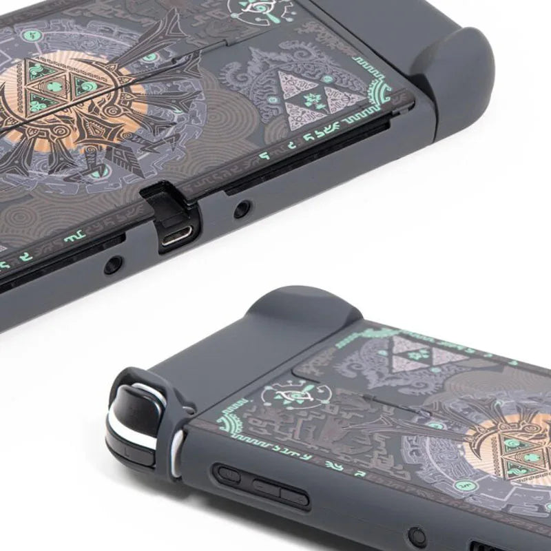 Zelda Shell for Nintendo Switch & Switch OLED – Full Back Protector for Console & Joy-Con Controllers