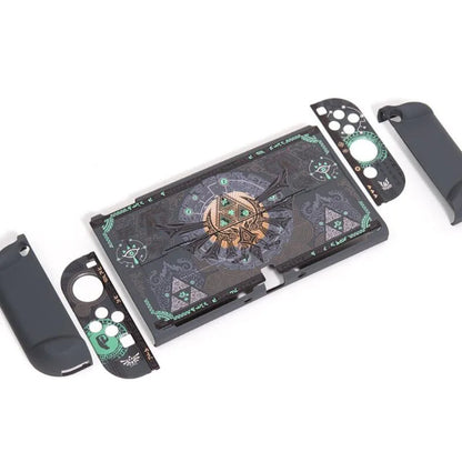 Zelda Shell for Nintendo Switch & Switch OLED – Full Back Protector for Console & Joy-Con Controllers