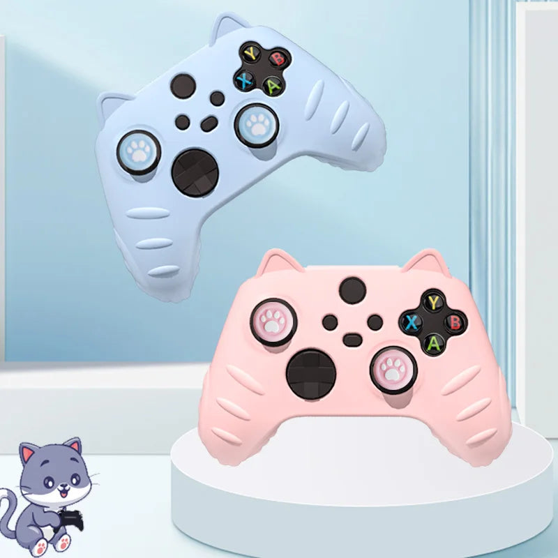 Cat Paw Silicone Soft Shell Protector Skin for Xbox Series X/S Controller