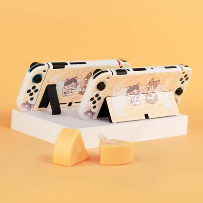 Cheese Cat & Dog Hard Case for Nintendo Switch