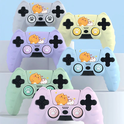 Cat Paw Silicone Soft Protector Skin for PS5 Controller